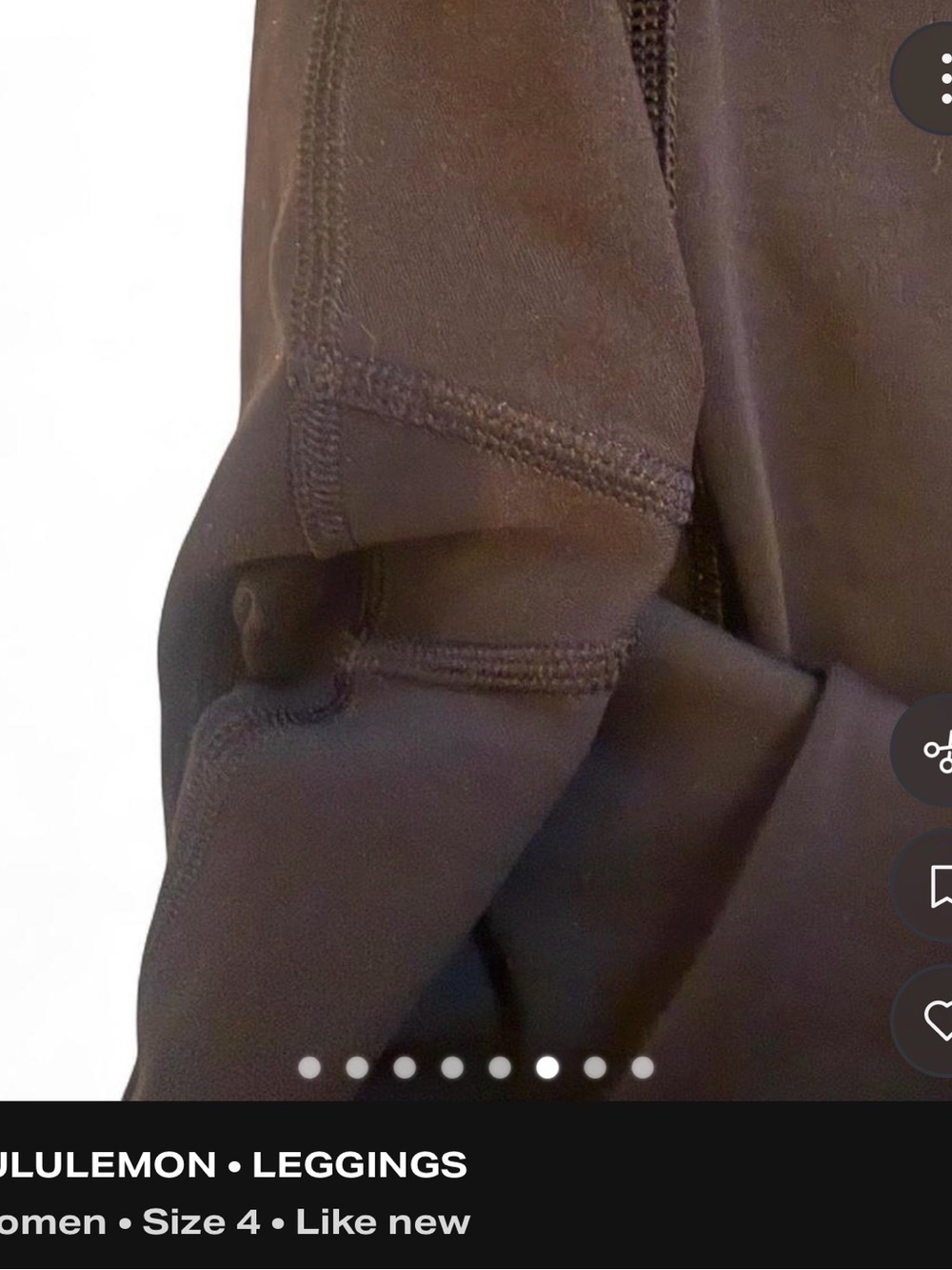 lululemon athletica Black Leggings with Zipper Pockets - Picture 6 of 10
